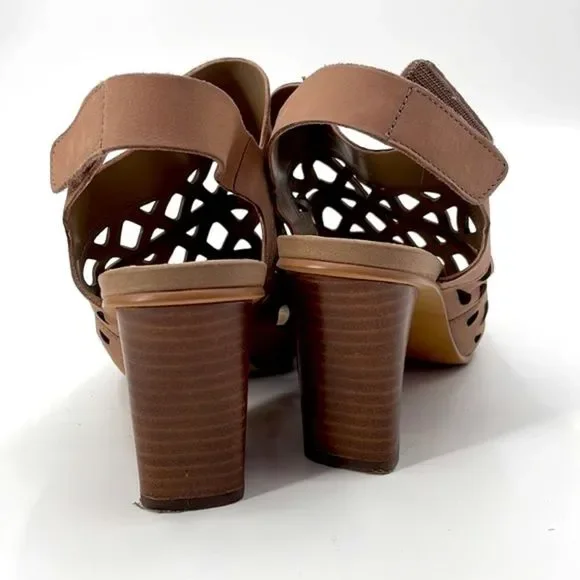 Vince Camuto Cutout Nubuck Sandals- Deverly - Picture 3 of 9
